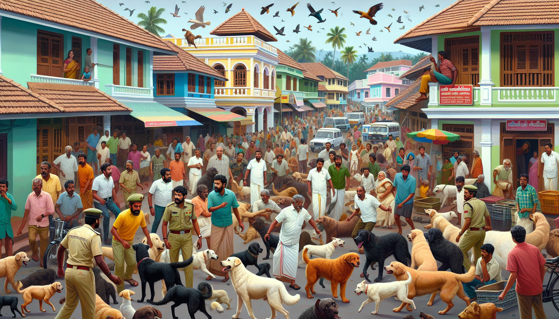 Stray Dogs Bite 30 in Thiruvananthapuram Biting Spree – stray dogs