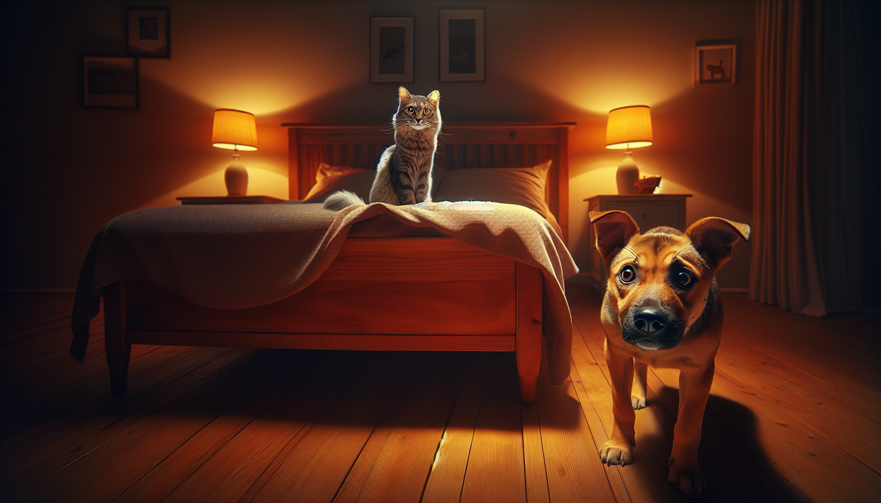 Cat Summons Dog Out of Bed Nightly: A Mysterious Routine Explained – Cat Summons