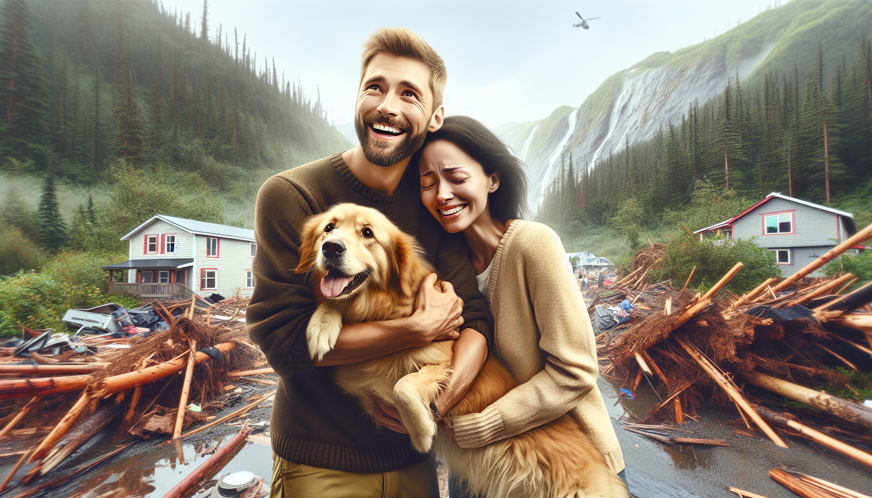 Resilient Ketchikan Couple Saves Dog After Devastating Landslide – dog rescue