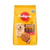 Pedigree Adult Dry Dog Food, Meat & Rice, 10 kg, Contai…