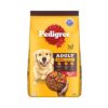 Pedigree Adult Dry Dog Food, Meat & Rice, 3 kg,