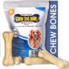 BOLTZ Adult Rawhide Pressed Dog Chew Bone-500Gm, Bone