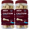 Meat Up Dog Supplement Treats Calcium Bone Jar 240 G