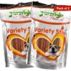 JerHigh Variety Stix Dog Treats 200 Grams (Pack of 2)