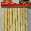 Excite Bites Dog Rawhide White Twisted Sticks | Dog