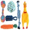 Agirav Tail Dog Toys + Dog Chew Toys + Puppy Teething T…