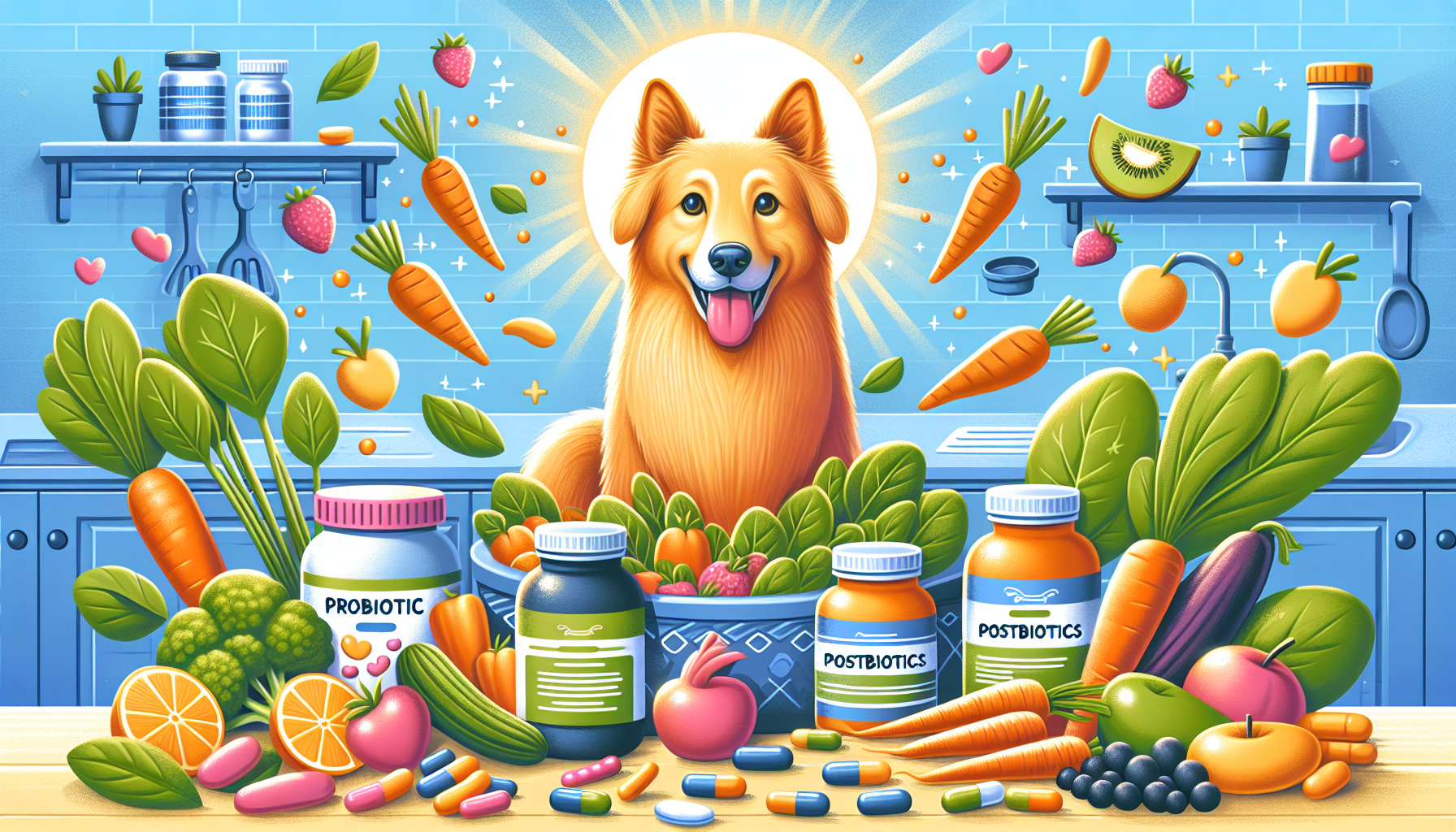 Boost Your Dog’s Health with Probiotic and Postbiotic Supplements