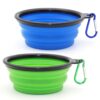 Collapsible Dog Bowl, 2 Pack Collapsible Dog Water Bowl…