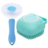 Emily Pets Grooming Combo Pet Slicker Brush and Bath Br…