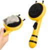 Flynovate Self-Cleaning Dog Comb & Cat Comb | PAIN-FREE…