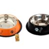 Foodie Puppies Stainless Steel Dog Bowl Combo – (Medium…