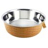 Foodie Puppies Stainless Steel Pet Feeding Woven Bowl -…