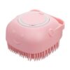 ITSYYBOO Dog Cat Bath Brush Comb Silicone Rubber Groomi…