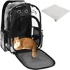 KIKA Pets Clear Cat Dog Backpack Carrier Travel Hiking …