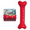 Meat Up Non-Toxic Rubber Dog Chew Bone Toy, Puppy/Dog T…