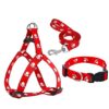 PSK PET MART Dog Nylon Paw Printed Harness Belt, Leash …