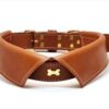 Pups Comfort Dog Neck Collar Belt | Solid Leather Tie C…