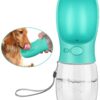 RENESMEE® Dog Water Bottle, 350ml Leak Proof Portable P…