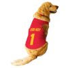 Ruse Dog T-Shirt Good Boy Jersey No.1 Printed Round Nec…