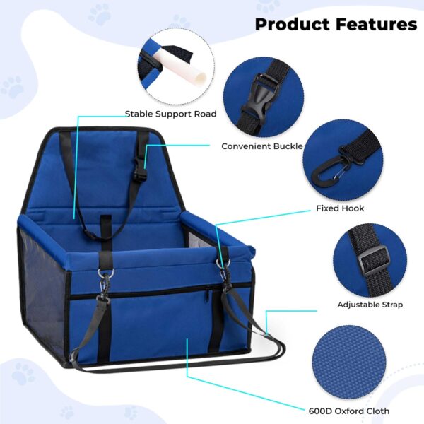 Kraptick Pet Carrier Car Seat – The Ultimate Pet Car Bo... - Image 3