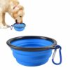 ANAB GI Collapsible Silicone Dog Bowl, Large Size, Fold…