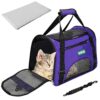 KIKA Pets Airline Carrier for Cat Dog Rabbit Birds, Por…