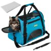 KIKA Pets Carrier for Cat Dog Rabbit Birds, Portable Fo…