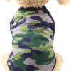 KUTKUT Dog Shirts Breathable Pet Camouflage Vest Puppy …