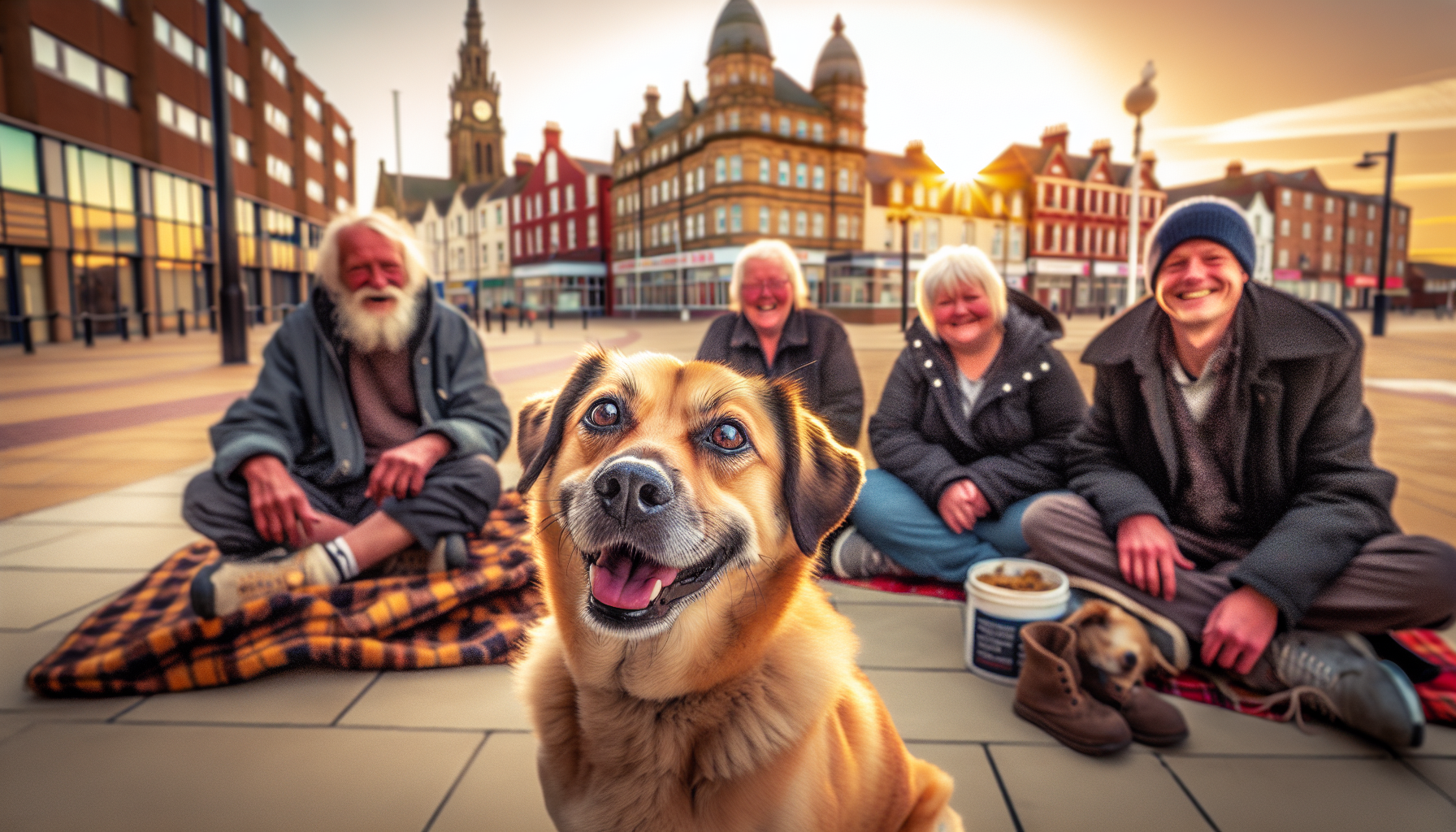 Meet Bob the Dog Bringing Comfort to Hartlepool's Homeless