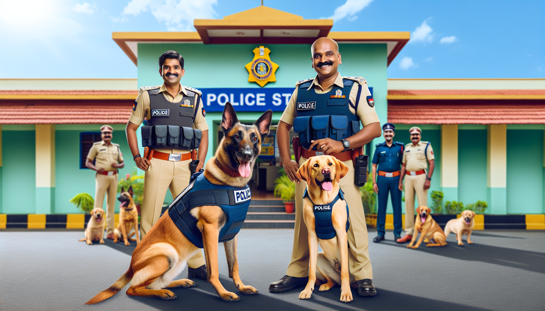 Udupi Police Welcomes Belgian Malinois and Labrador to Canine Unit