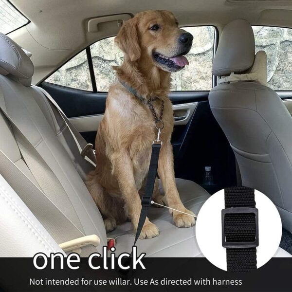 Jumix Dog Seat Belt for Dogs in Car - Adjustable Dog Ca... - Image 8