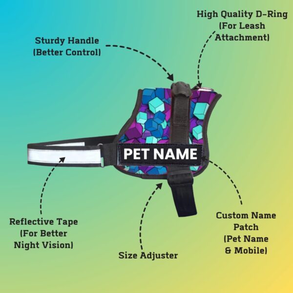 Payton Perry Customized Dog Harness | Print Your Pet Na... - Image 3