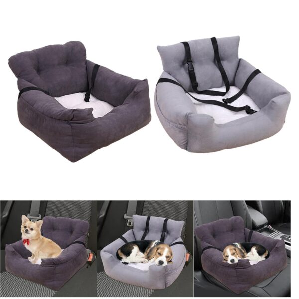 Enakshi Dog Car Seat Bed Pet Car Booster Seat for Kitty... - Image 3