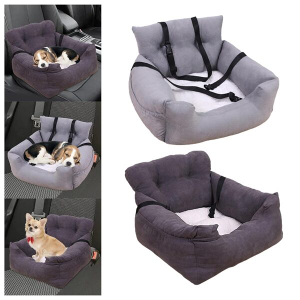 Enakshi Dog Car Seat Bed Pet Car Booster Seat for Kitty... - Image 5