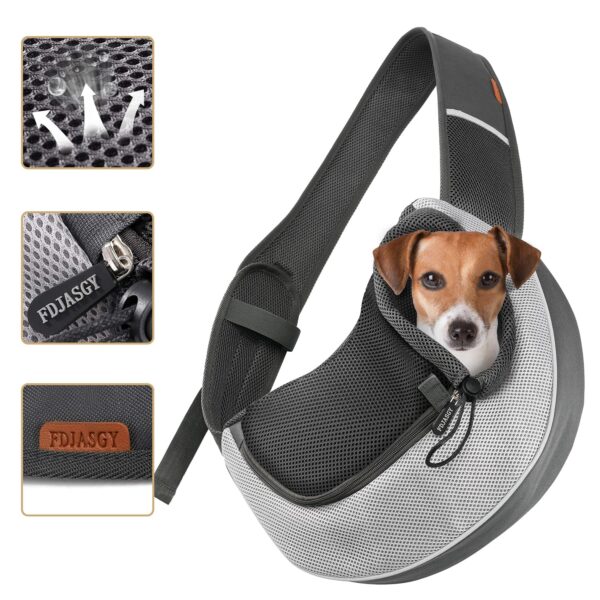 FDJASGY Pet Sling Carrier for Small Dogs Cats,Breathabl... - Image 8