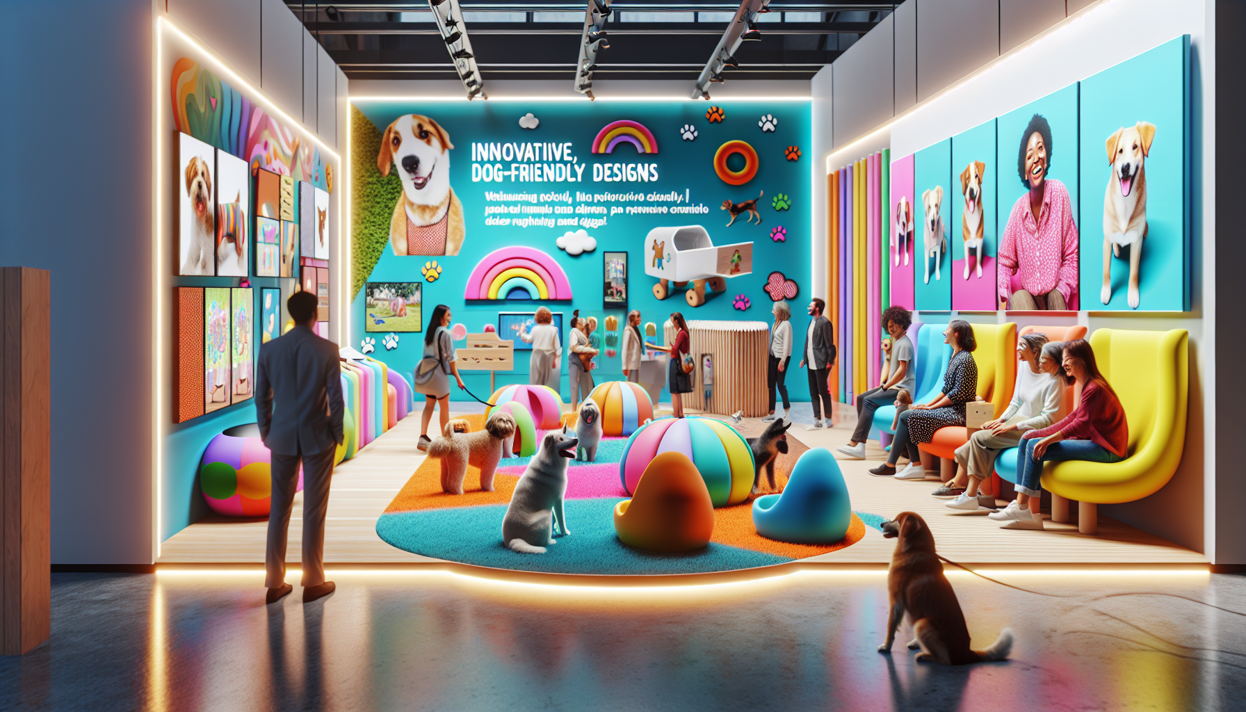 Exploring Joyful Dog-Friendly Designs at ADI Museum Exhibition