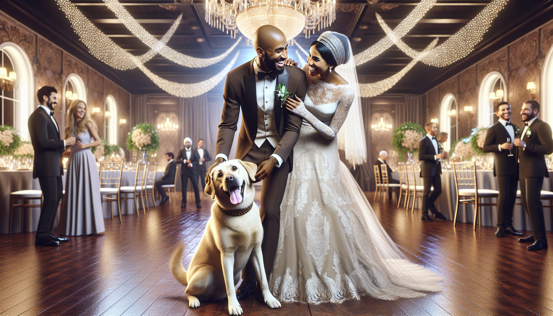 Joyful Wedding Dance with Pet Dog Captivates Internet – Desi groom