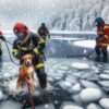 Heroic Firefighters Save Dog in Thrilling Ice Water Rescue – dog rescue