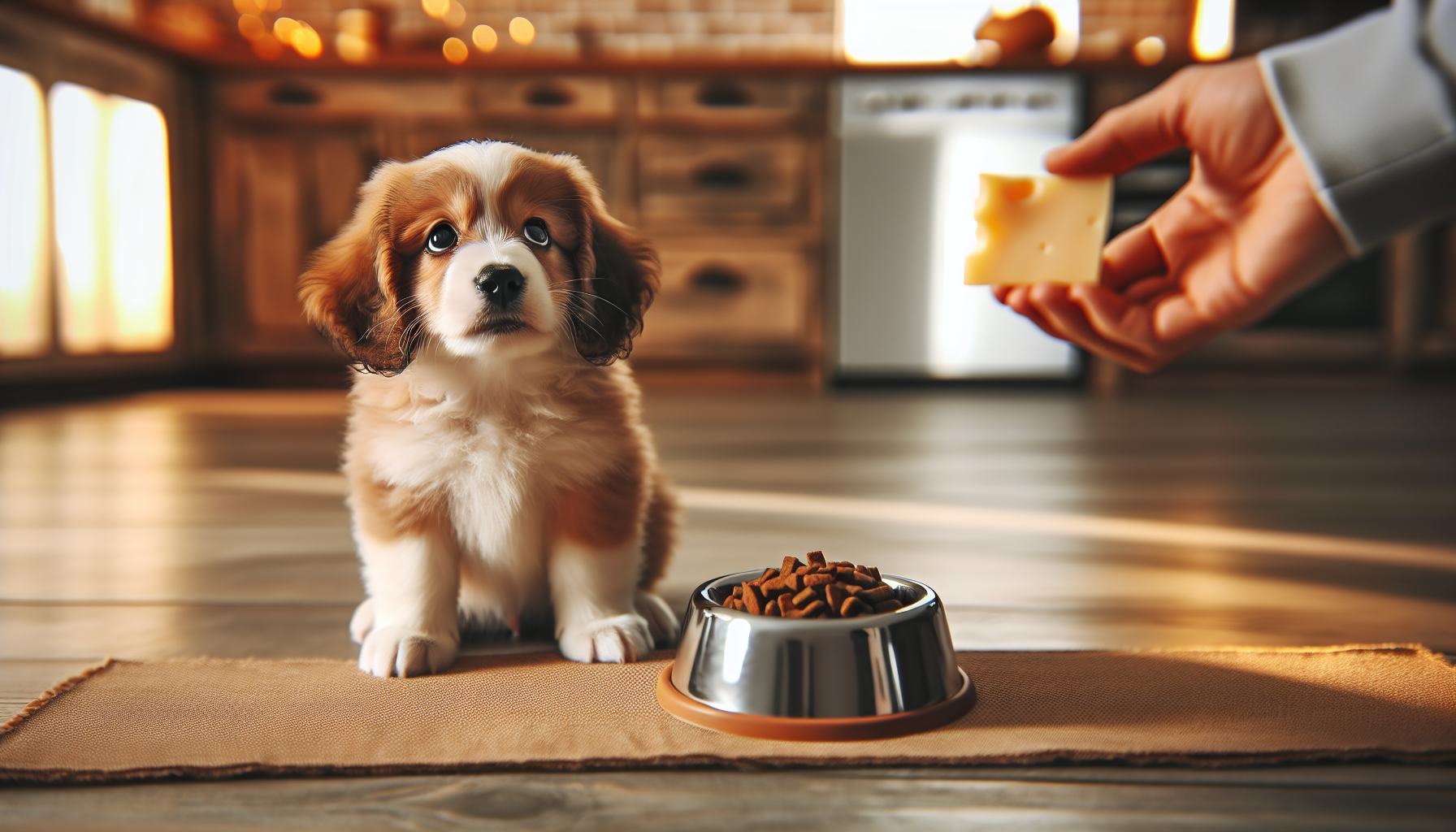 Picky Pup Refuses Meal Without Favorite Cheese Treat