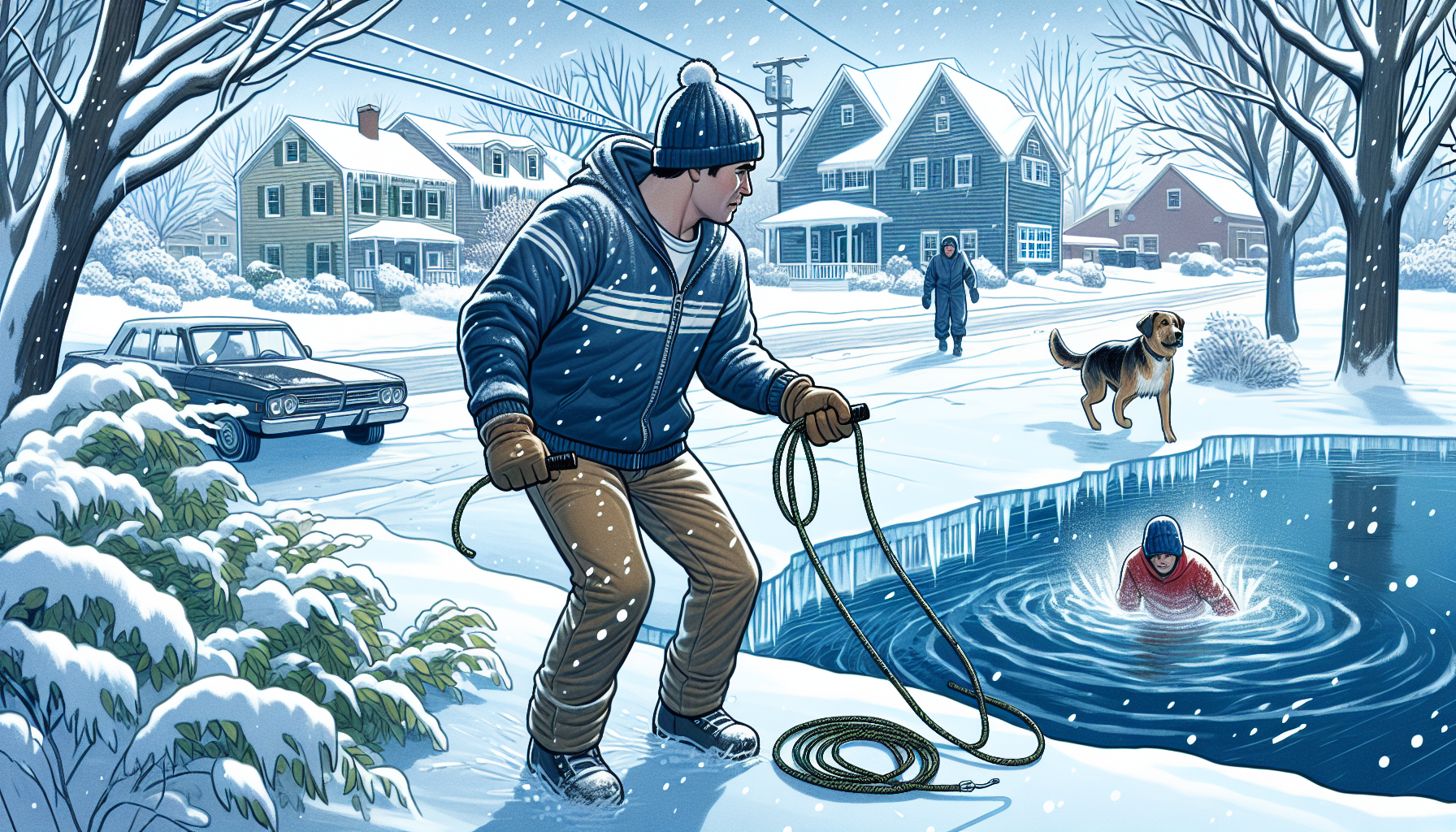 Jump Rope Expert Heroically Rescues Neighbor and Dog from Icy Pond – Jump Rope Rescue