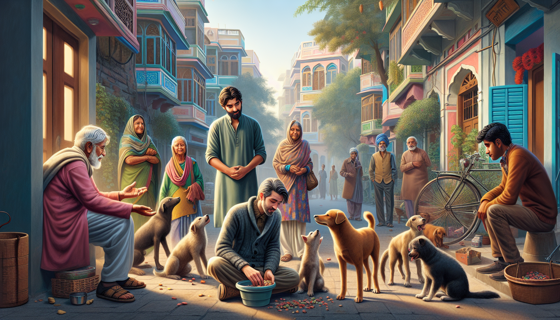 Controversy Surrounds Street Dog Feeding Practices in Delhi – Feeding street dogs Delhi