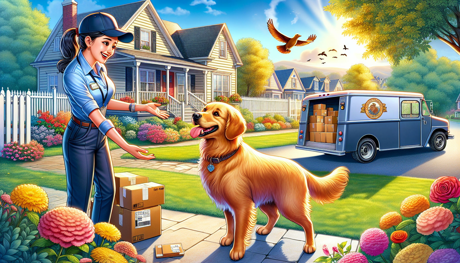 Golden Retriever’s Heartwarming Greeting Captures Viral Attention – Golden Retriever