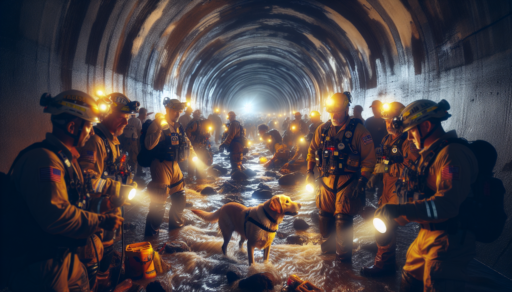 Sniffer Dog Squad Locates Trapped Men in Telangana Tunnel Rescue Effort - Sniffer Dogs