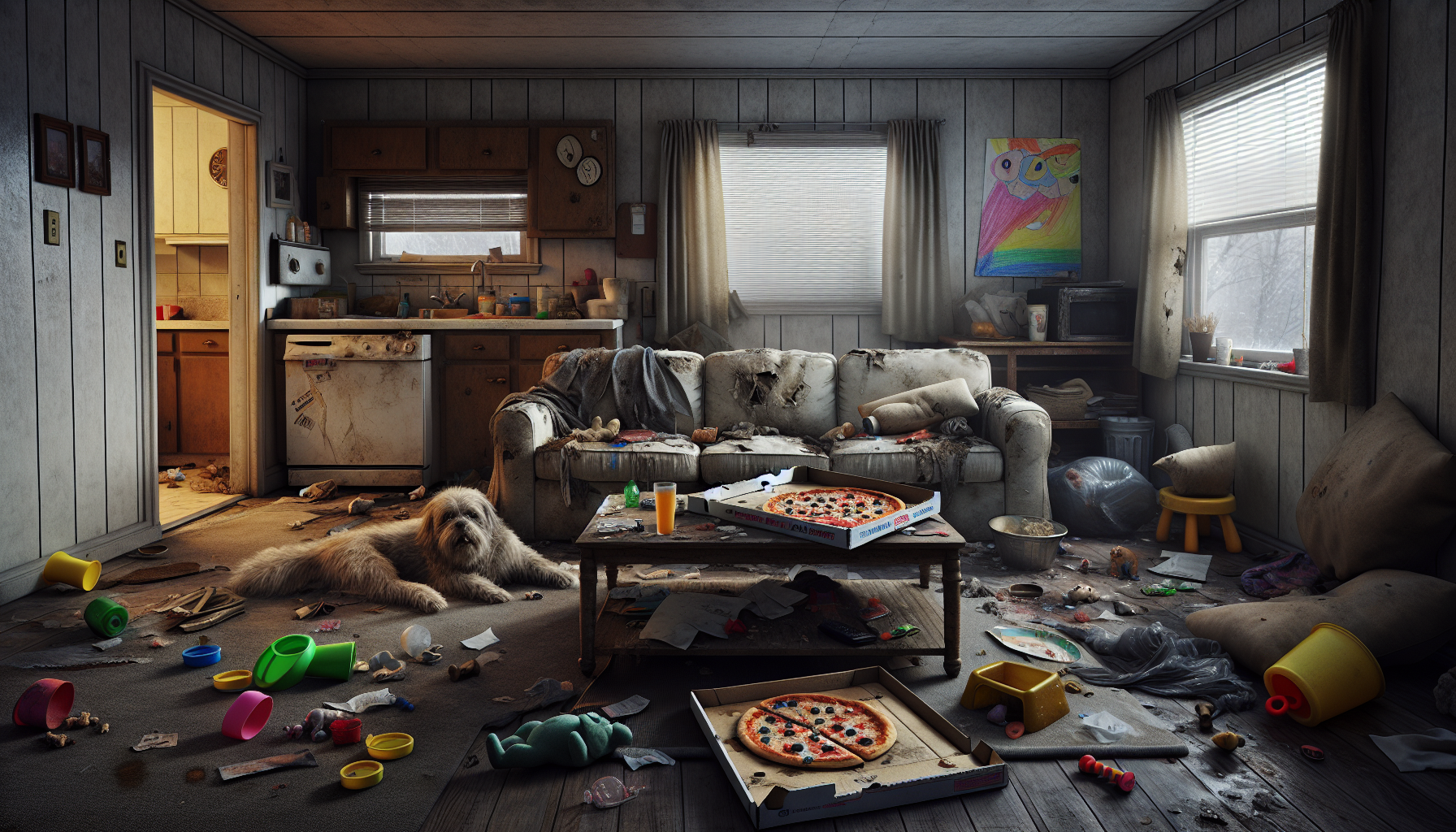 Tragic Michigan Discovery: Dead Puppy, Starving Dogs, and Child Rescued – Animal cruelty