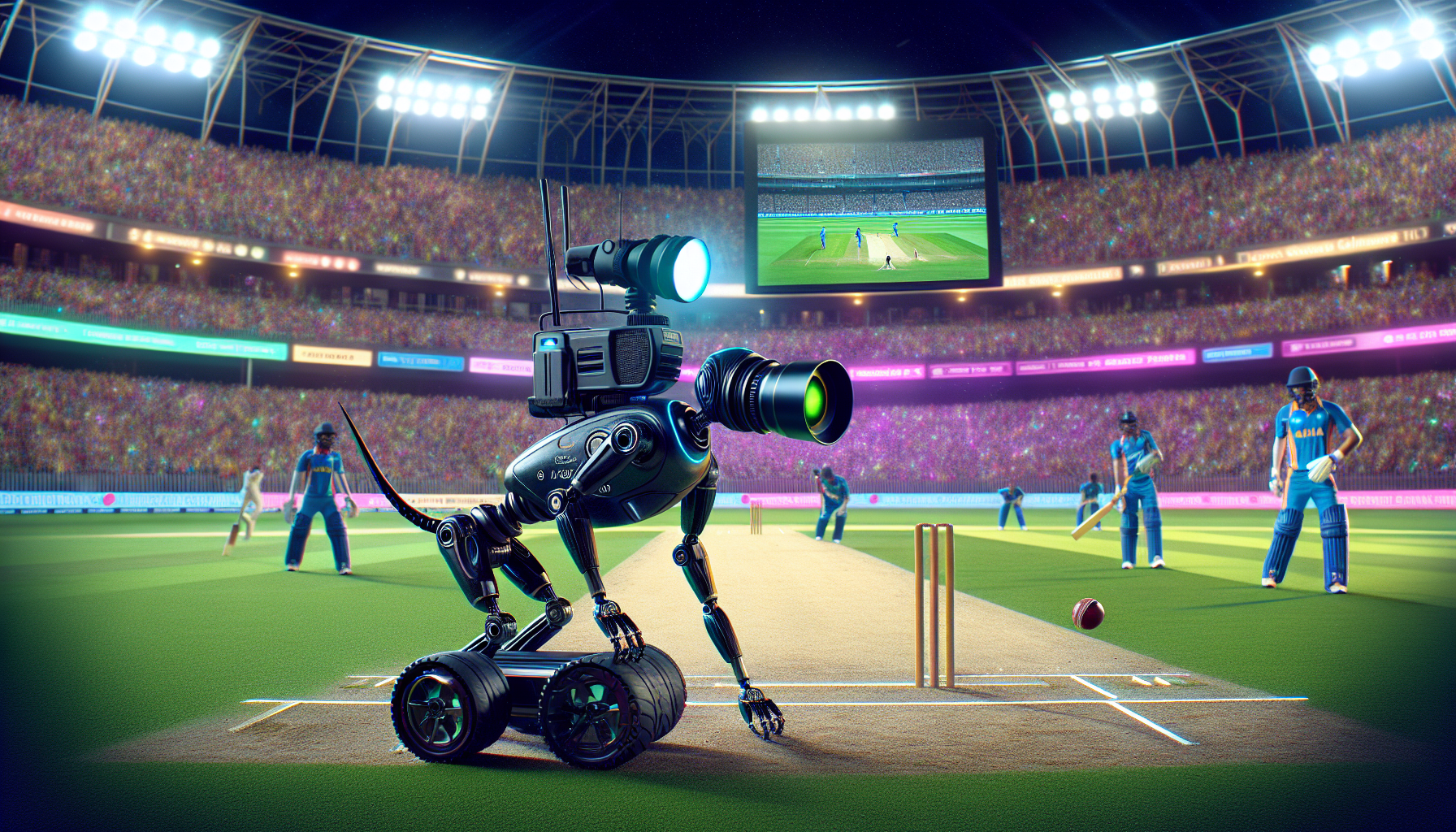 IPL Robot Dog Camera Innovates Cricket Coverage with Cutting-Edge Tech – IPL robot dog camera