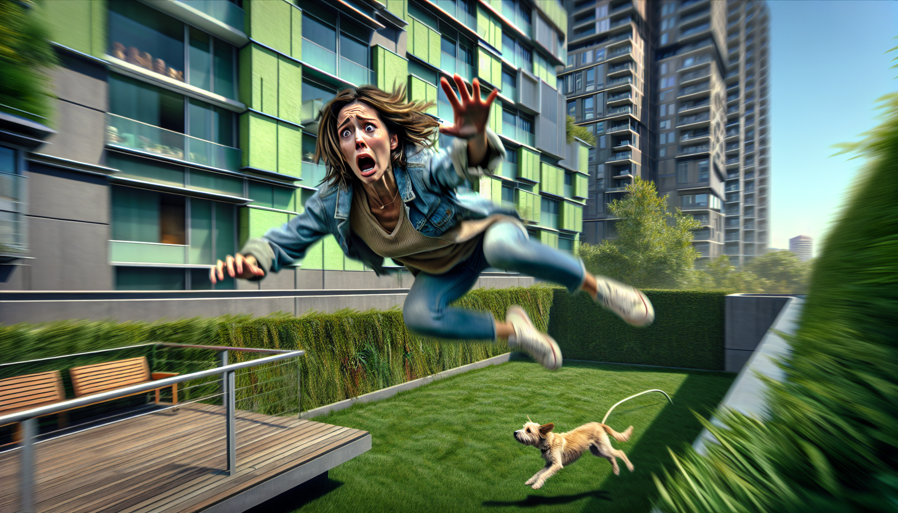 Woman Critically Injured in Fall While Escaping Dog Attack – dog attack