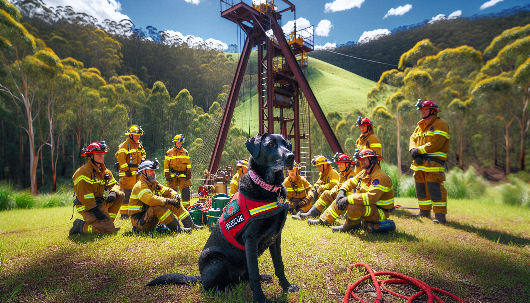 Heroic Dog Rescued from Abandoned Mine Shaft in Australia – dog rescue