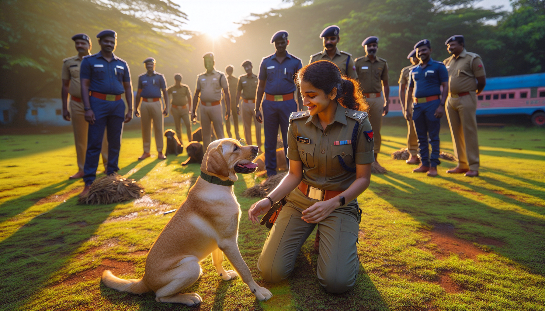 Robin Enhances Perambalur’s Detective Dog Squad with Energetic Skills – Detective dog squad