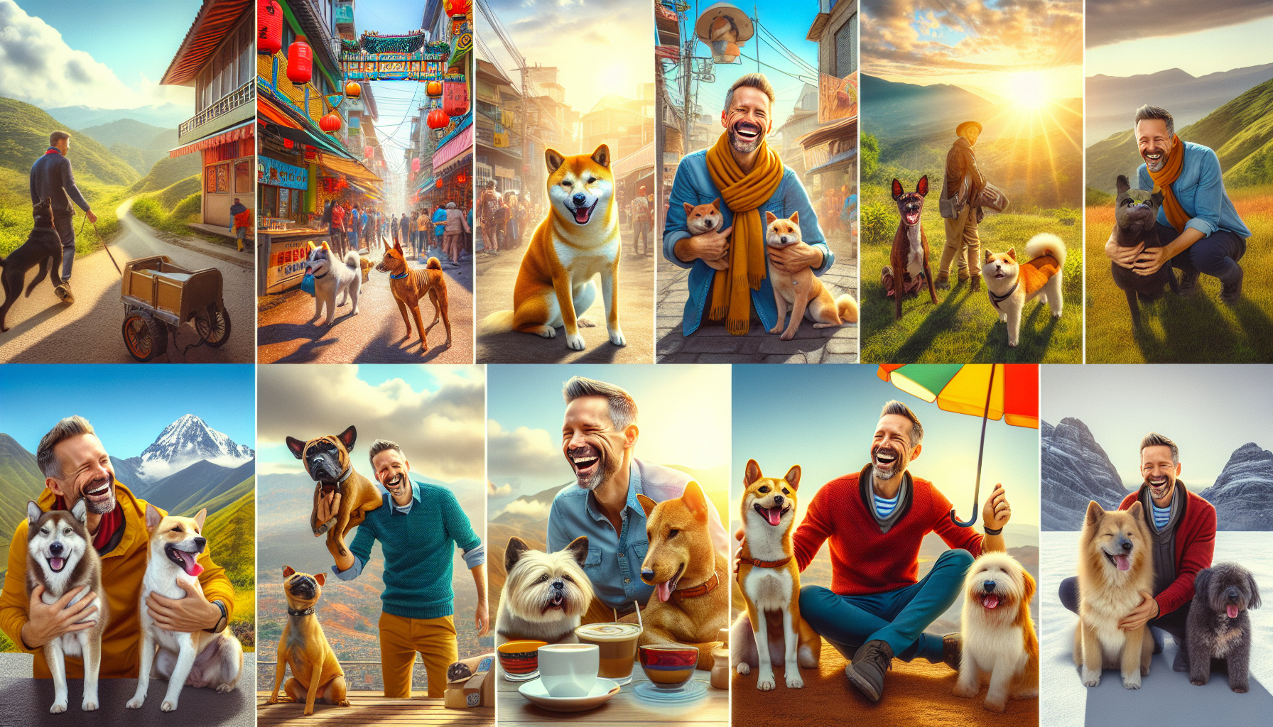 Traveling American Captures Joyful Dog Selfies Worldwide in Viral Video – Dog selfies