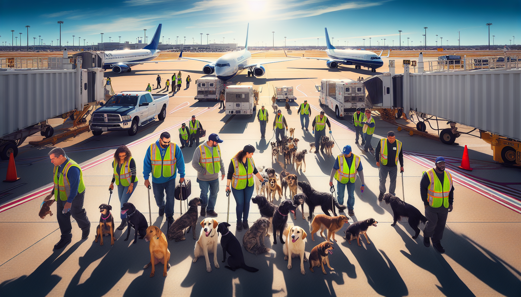 Pune Airport Stray Dogs' Capture Ensures Safer Flight Operations - Stray dogs